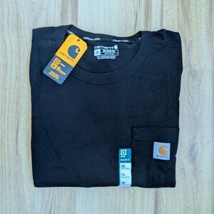 NWT Carhartt Force Relaxed Fit Pocket T-Shirt Black XXL Workwear Tee